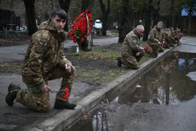 Farewell and burial ceremony of journalist and soldier of the Third Assault Company Dmitry Bendikov