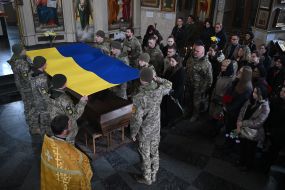 Farewell ceremony for journalist and soldier of the Third Assault Company Dmytro Bendikov