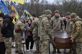 Farewell and burial ceremony of journalist and soldier of the Third Assault Company Dmitry Bendikov