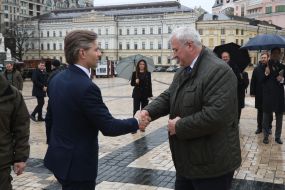 Andriy Sybiga and Kęstutis Budris