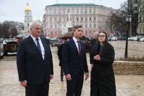 Andriy Sybiga and Kęstutis Budris