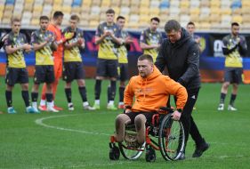 Symbolic first kick of the ball