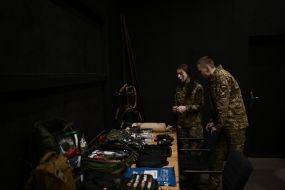 Открытие хаба первого отдельного штурмового батальона им. Дмитрия Коцюбайло в Киеве