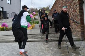Participants of the large charity obstacle race Kordon race 2025