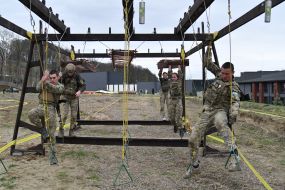 Participants of the large charity obstacle race Kordon race 2025
