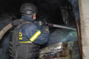 Consequences of the massive Russian attack by the Shahids on Kharkiv