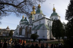 Participants of the Ecumenical Stations of the Cross for the prisoners, their families and the return of peace in Ukraine