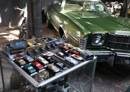 Exhibition of retro equipment at the Retro Garage Museum