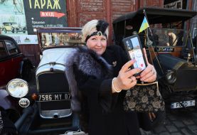 Exhibition of retro equipment at the Retro Garage Museum