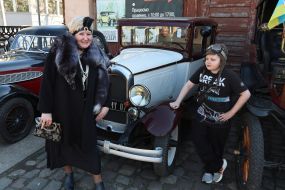 Exhibition of retro equipment at the Retro Garage Museum