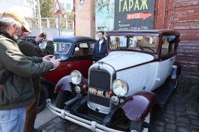 Exhibition of retro equipment at the Retro Garage Museum