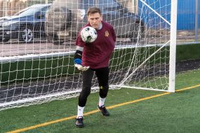 Training of the Nazlamni ampfootball team in Kharkiv,