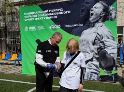 Setting the National Record of Ukraine for the Most Massive Fencing Lesson in Kyiv