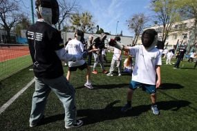 Setting the National Record of Ukraine for the Most Massive Fencing Lesson in Kyiv