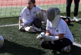 Setting the National Record of Ukraine for the Most Massive Fencing Lesson in Kyiv