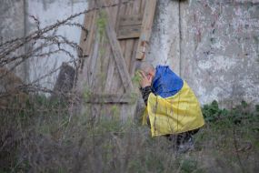 Ukrainian soldiers who returned to Ukraine from Russian captivity