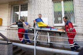 Ukrainian soldiers who returned to Ukraine from Russian captivity