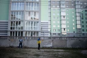 Ukrainian soldiers who returned to Ukraine from Russian captivity