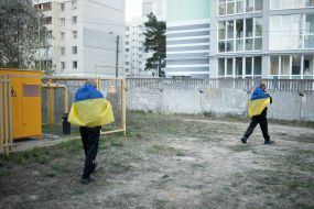 Ukrainian soldiers who returned to Ukraine from Russian captivity