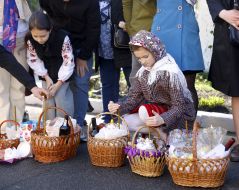 Освящение пасхальных корзин