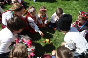 Празднование Пасхи на территории Национального заповедника «София Киевская»