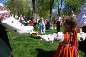 Празднование Пасхи на территории Национального заповедника «София Киевская»