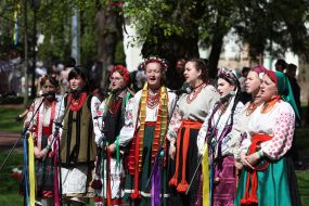 Празднование Пасхи на территории Национального заповедника «София Киевская»