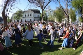 Празднование Пасхи на территории Национального заповедника «София Киевская»
