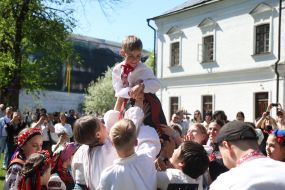 Празднование Пасхи на территории Национального заповедника «София Киевская»