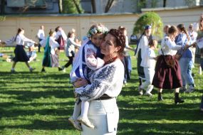 Празднование Пасхи на территории Национального заповедника «София Киевская»