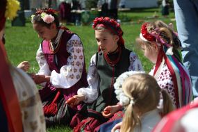 Празднование Пасхи на территории Национального заповедника «София Киевская»
