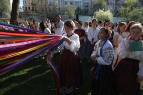 Празднование Пасхи на территории Национального заповедника «София Киевская»