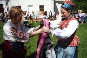 Празднование Пасхи на территории Национального заповедника «София Киевская»