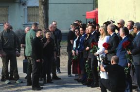 Volodymyr Zelenskyy and diplomats, ambassadors