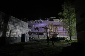 Последствия ночной атаки дронов в Киеве