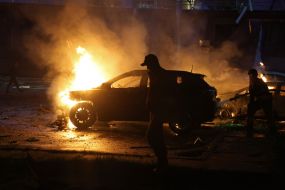 Последствия ночной атаки дронов в Киеве