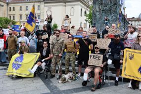 Акция в поддержку пленных