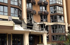 Наслідки атаки БПЛА у Софіївській Борщагівці під Києвом