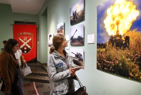 Фотовыставка по случаю 10-летия создания 43-й Отдельной артиллерийской бригады имени гетмана Тараса Трясило