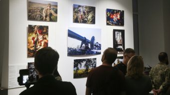 A photo exhibition on the occasion of the 10th anniversary of the creation of the 43rd Separate Artillery Brigade named after Hetman Taras Tryasylо