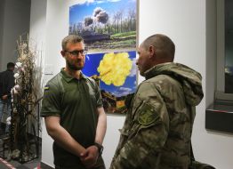 A photo exhibition on the occasion of the 10th anniversary of the creation of the 43rd Separate Artillery Brigade named after Hetman Taras Tryasylо