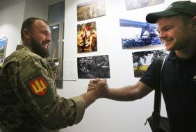 A photo exhibition on the occasion of the 10th anniversary of the creation of the 43rd Separate Artillery Brigade named after Hetman Taras Tryasylо