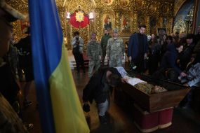 Farewell ceremony for serviceman Daniel “Frenchman” Kovalchuk