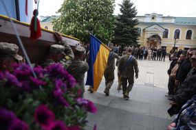 Farewell ceremony for serviceman Daniel “Frenchman” Kovalchuk