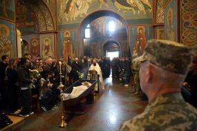 Farewell ceremony for serviceman Daniel “Frenchman” Kovalchuk