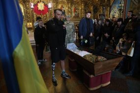 Farewell ceremony for serviceman Daniel “Frenchman” Kovalchuk