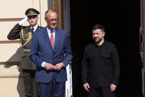 Volodymyr Zelenskyy and Friedrich Merz