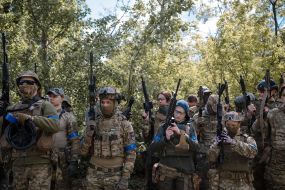 Participants in military exercises