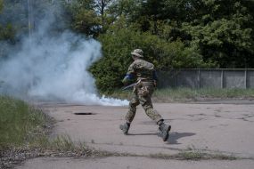 Military exercise participant