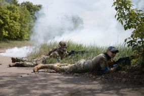 Participants in military exercises
